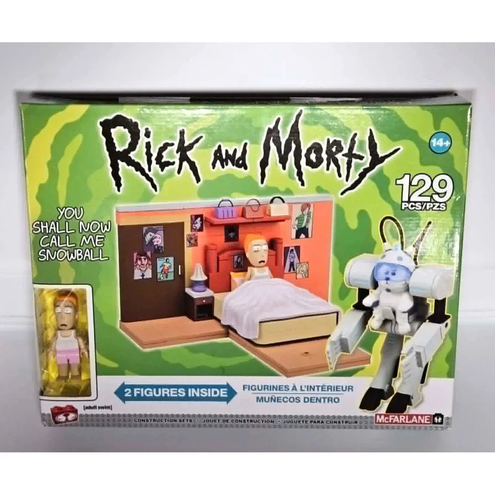 McFarlane Rick And Morty You Shall Now Call Me Snowball 129 pieces